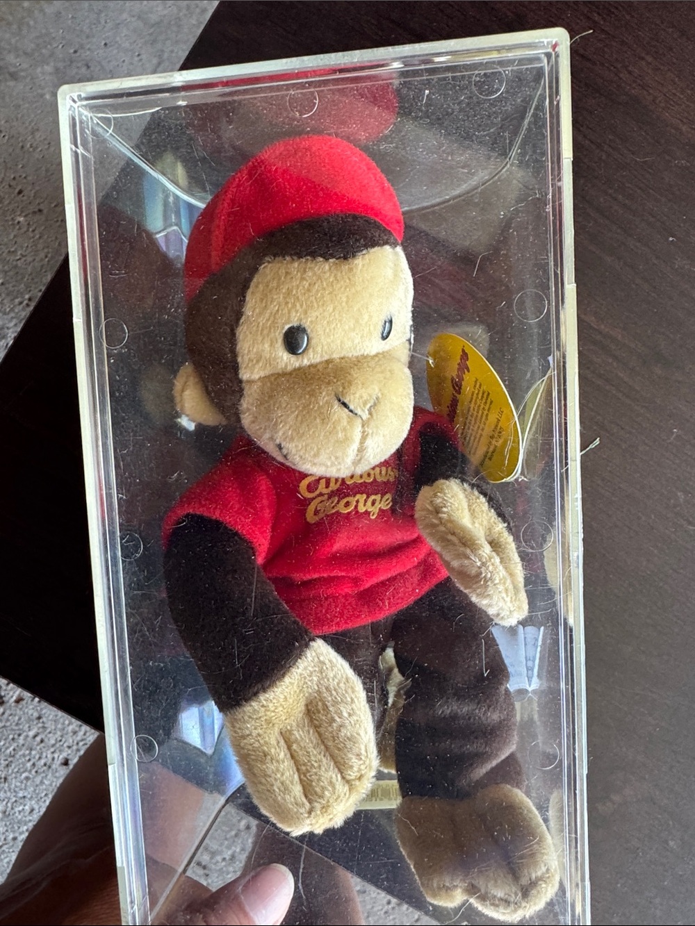 Curious George Plush Monkey in Red Shirt by TOY Network. With case
